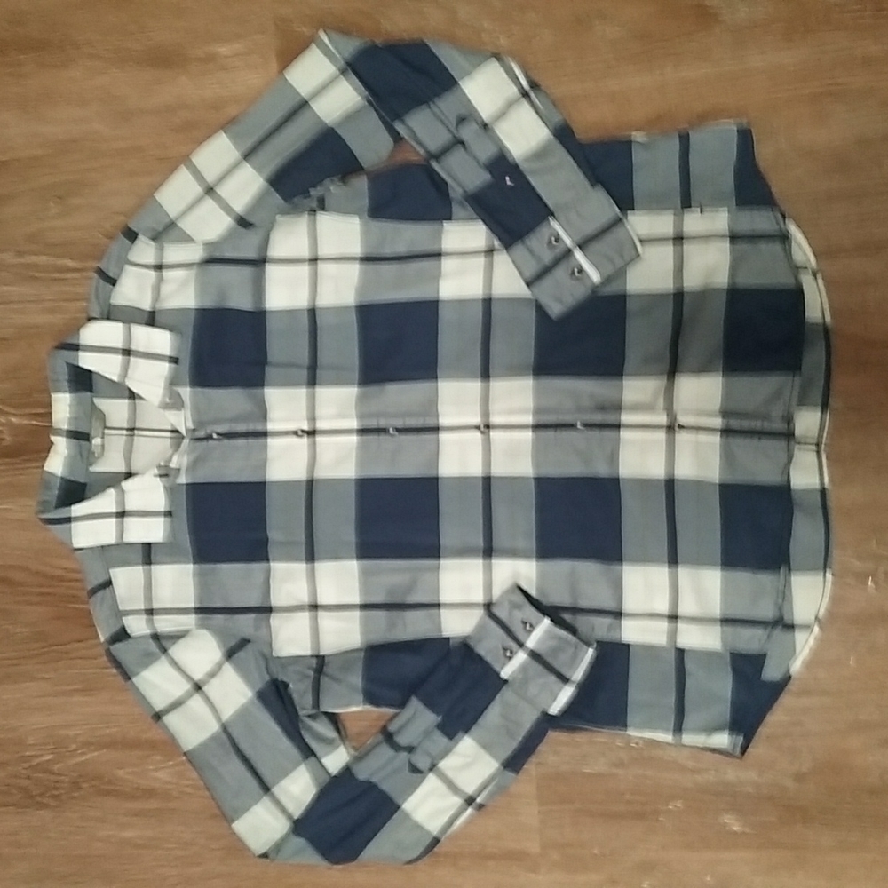 (XL) The North Face Plaid Print Lightweight Casual Athleisure Outdoors Lodge